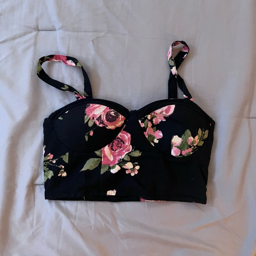 floral bust top